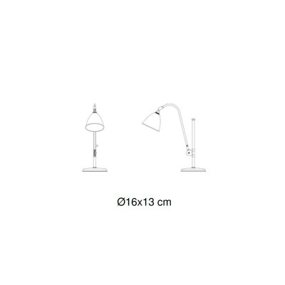 medidas Bestlite BL1 lampara de sobremesa Gubi medidas Bestlite BL1 lampara de sobremesa Gubi