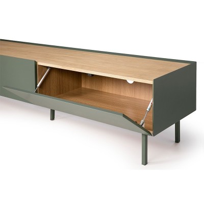 Mueble TV Arista de Teulat color verde en Moises Showroom Mueble TV Arista de Teulat color verde en Moises Showroom