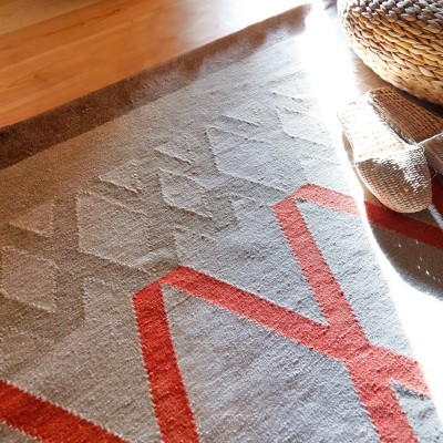 detalle lana virgen alfombra Kilim Sioux Gan rugs detalle lana virgen alfombra Kilim Sioux Gan rugs