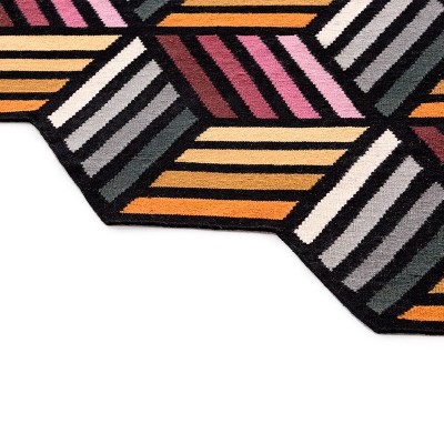detalle Alfombra Kilim Parquet Hexagon Gan rugs detalle Alfombra Kilim Parquet Hexagon Gan rugs
