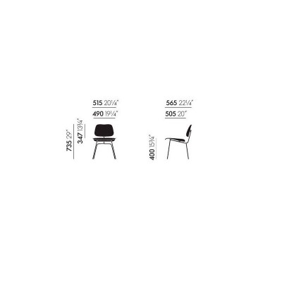 Plywood DCM dining chair Vitra Plywood DCM dining chair Vitra