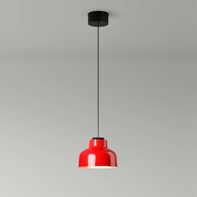 ambiente lámpara suspensión M64 aluminio rojo brillante Santa & Cole ambiente lámpara suspensión M64 aluminio rojo brillante Santa & Cole