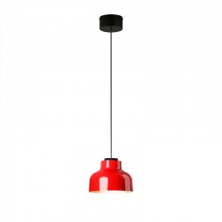 lámpara suspensión M64 aluminio rojo brillante Santa & Cole lámpara suspensión M64 aluminio rojo brillante Santa & Cole