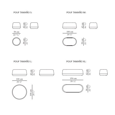 Omelette Editions Mole poufs