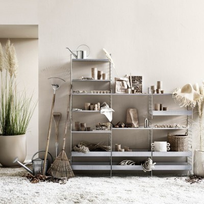 String galvanized shelves String system String galvanized shelves String system