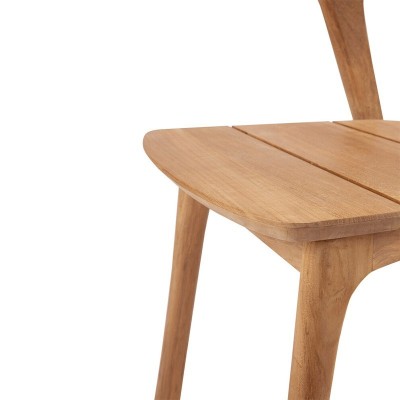 detalle asiento silla Bok exterior teca Ethnicraft detalle asiento silla Bok exterior teca Ethnicraft
