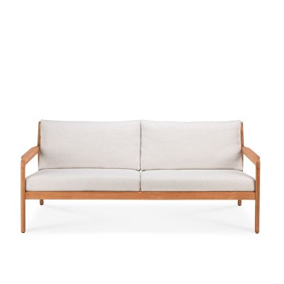 Sofá de exterior Jack 2p off white Ethnicraft Sofá de exterior Jack 2p off white Ethnicraft