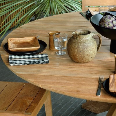 ambiente detalle tablero mesa Circle exterior ambiente detalle tablero mesa Circle exterior