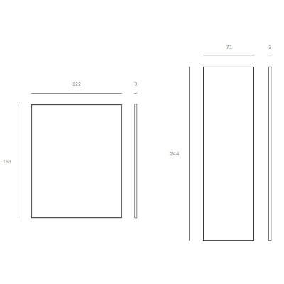 medidas espejo Rectangular envejecido pared y suelo Ethnicraft medidas espejo Rectangular envejecido pared y suelo Ethnicraft