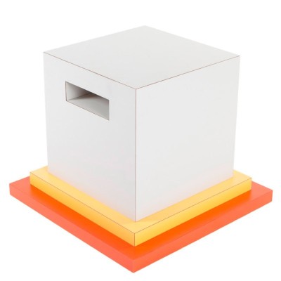 Mesita Cream Memphis Milano Ettore Sottsass. Mesita Cream Memphis Milano Ettore Sottsass.