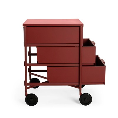 Cajonera Mobil Mat ciruela de Kartell en Moises Showroom Cajonera Mobil Mat ciruela de Kartell en Moises Showroom