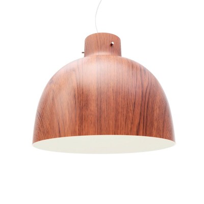 Lámpara de suspensión Bellisima de Kartell efecto madera en Moises Showroom Lámpara de suspensión Bellisima de Kartell efecto madera en Moises Showroom