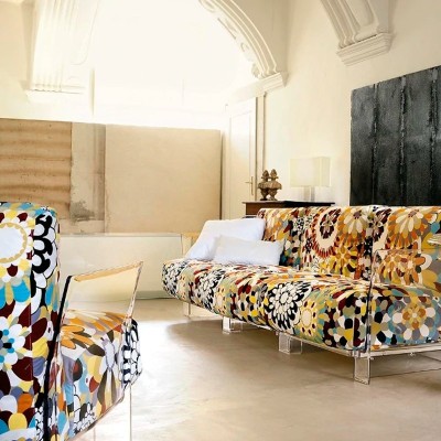 Sofá POP Missoni de Kartell en Moises Showroom Sofá POP Missoni de Kartell en Moises Showroom