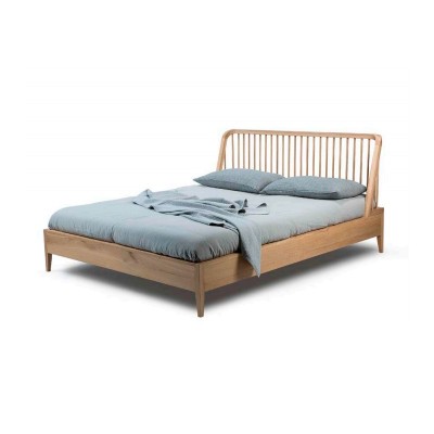 Letto Spindle Oak - Ethnicraft Letto Spindle Oak - Ethnicraft