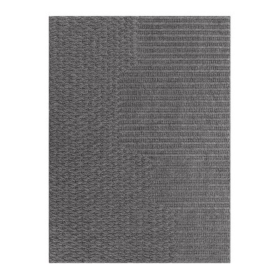 Alfombra Chaddar Charcoal de Gan Rugs en Moises Showroom Alfombra Chaddar Charcoal de Gan Rugs en Moises Showroom