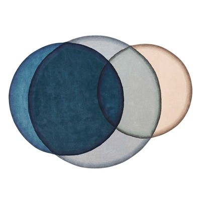 Alfombra Crystal Blue de Gan Rugs en Moises Showroom Alfombra Crystal Blue de Gan Rugs en Moises Showroom