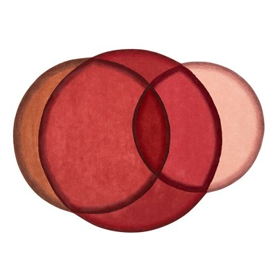 Alfombra Crystal Red de Gan Rugs en Moises Showroom Alfombra Crystal Red de Gan Rugs en Moises Showroom