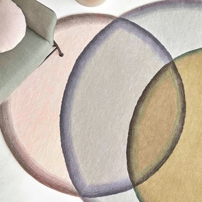 Vista alfombra Crystal Neutral de Gan Rugs en Moises Showroom Vista alfombra Crystal Neutral de Gan Rugs en Moises Showroom