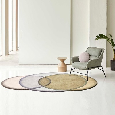 Ambiente Crystal Neutral de Gan Rugs en Moises Showroom Ambiente Crystal Neutral de Gan Rugs en Moises Showroom