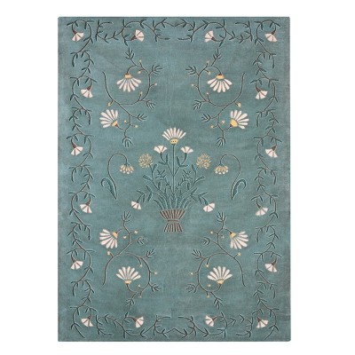 Alfombra Dreams White Daisy de Gan Rugs en Moises Showroom Alfombra Dreams White Daisy de Gan Rugs en Moises Showroom