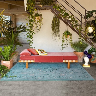 Ambiente alfombra Dreams White Daisy de Gan Rugs en Moises Showroom Ambiente alfombra Dreams White Daisy de Gan Rugs en Moises Showroom