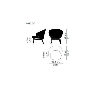 medidas Let SH200 Fritz Hansen medidas Let SH200 Fritz Hansen