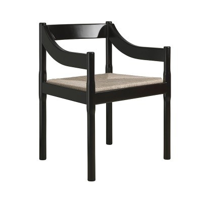 silla con brazos Carimate negra Fritz Hansen silla con brazos Carimate negra Fritz Hansen