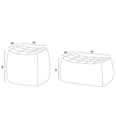 medidas poufs Yam Northern medidas poufs Yam Northern
