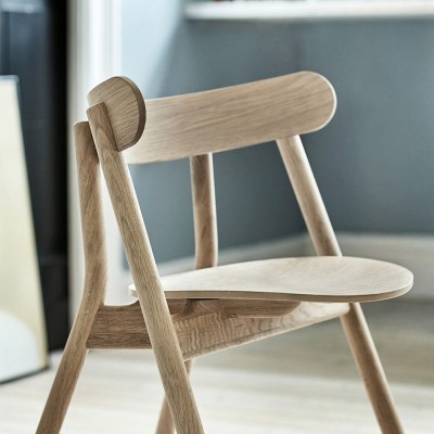 silla Oaki Northern roble aceite ambiente detalle silla Oaki Northern roble aceite ambiente detalle