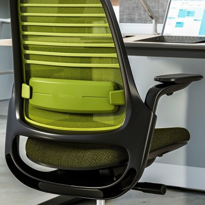 Detalle respaldo Series 1 de Steelcase en Moises Showroom Detalle respaldo Series 1 de Steelcase en Moises Showroom