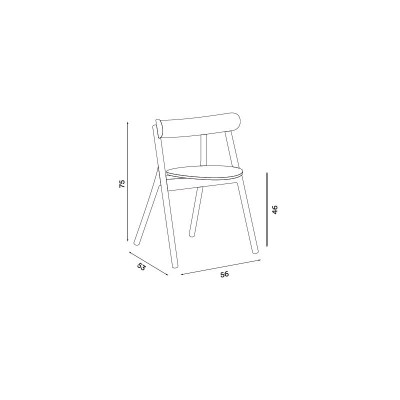 medidas Oaki chair medidas Oaki chair