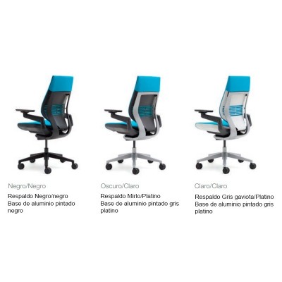 Combinaciones de respaldo de silla Gesture Steelcase Combinaciones de respaldo de silla Gesture Steelcase