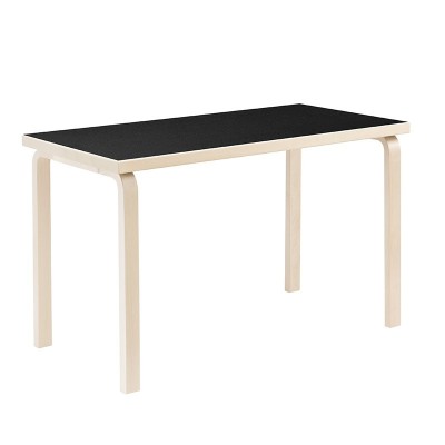 escritorio Aalto Rectangular Artek linoleo negro escritorio Aalto Rectangular Artek linoleo negro