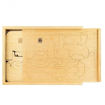 Puzzle 16 animales Danese Milano Enzo Mari caja Puzzle 16 animales Danese Milano Enzo Mari caja