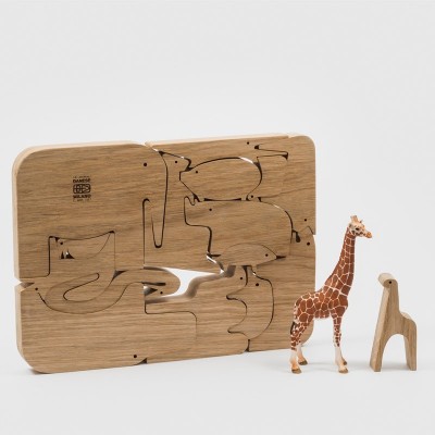 Puzzle 16 animales Danese Milano Enzo Mari detalle de todos Puzzle 16 animales Danese Milano Enzo Mari detalle de todos