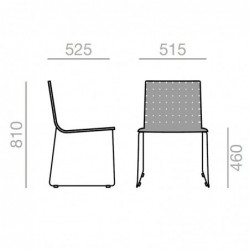 Silla Trenza - Andreu World Silla Trenza - Andreu World