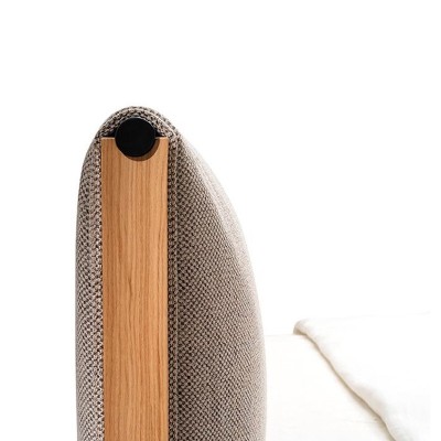 detalle cabecero madera Ricordi Zanotta detalle cabecero madera Ricordi Zanotta