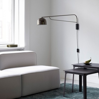 salón Aplique pared Grant 111 negro Normann Copenhagen salón Aplique pared Grant 111 negro Normann Copenhagen