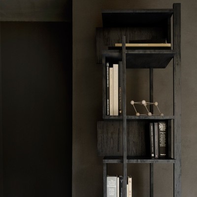detalle Columna Abstract teca negra Ethnicraft ambiente detalle Columna Abstract teca negra Ethnicraft ambiente