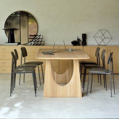 ambiente mesa de comedor Geometric Ethnicraft roble ambiente mesa de comedor Geometric Ethnicraft roble