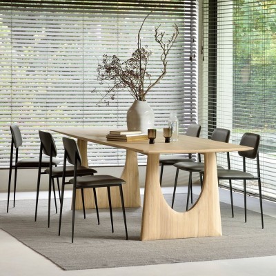 comedor con mesa Geometric Ethnicraft roble comedor con mesa Geometric Ethnicraft roble