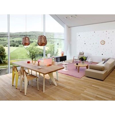 Mesa EM mesa de madeira maciça - Vitra Mesa EM mesa de madeira maciça - Vitra