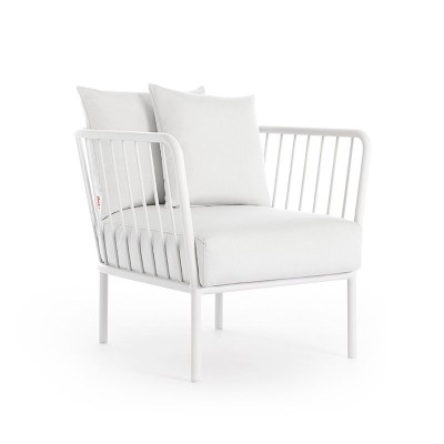 sillón Arp de exterior Diabla Plain blanca sillón Arp de exterior Diabla Plain blanca
