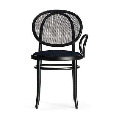 respaldo silla con brazo N.0 lacada negro Thonet Vienna respaldo silla con brazo N.0 lacada negro Thonet Vienna