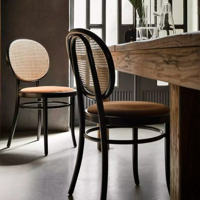 comedor con sillas N.0 asiento tapizado Thonet Vienna comedor con sillas N.0 asiento tapizado Thonet Vienna