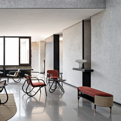 Banco tapizado Mos GTV Thonet Vienna Banco tapizado Mos GTV Thonet Vienna