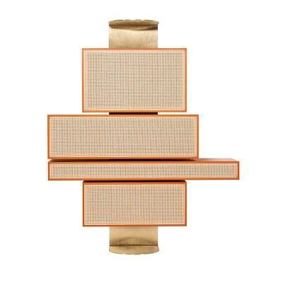 estantería NYNY Unit GTV Thonet Vienna lacada naranja estantería NYNY Unit GTV Thonet Vienna lacada naranja