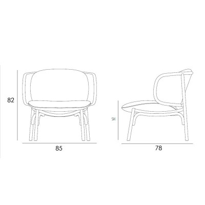 medidas butaca Suzenne Gebrüder Thonet Vienna medidas butaca Suzenne Gebrüder Thonet Vienna