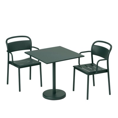 Mesa Linear Steel Café Table 70x70 de Muuto en Moises Showroom Mesa Linear Steel Café Table 70x70 de Muuto en Moises Showroom