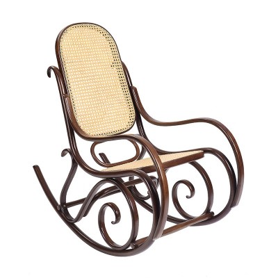 mecedora Schaukelstuhl nogal teñido oscuro GTV Thonet Vienna mecedora Schaukelstuhl nogal teñido oscuro GTV Thonet Vienna